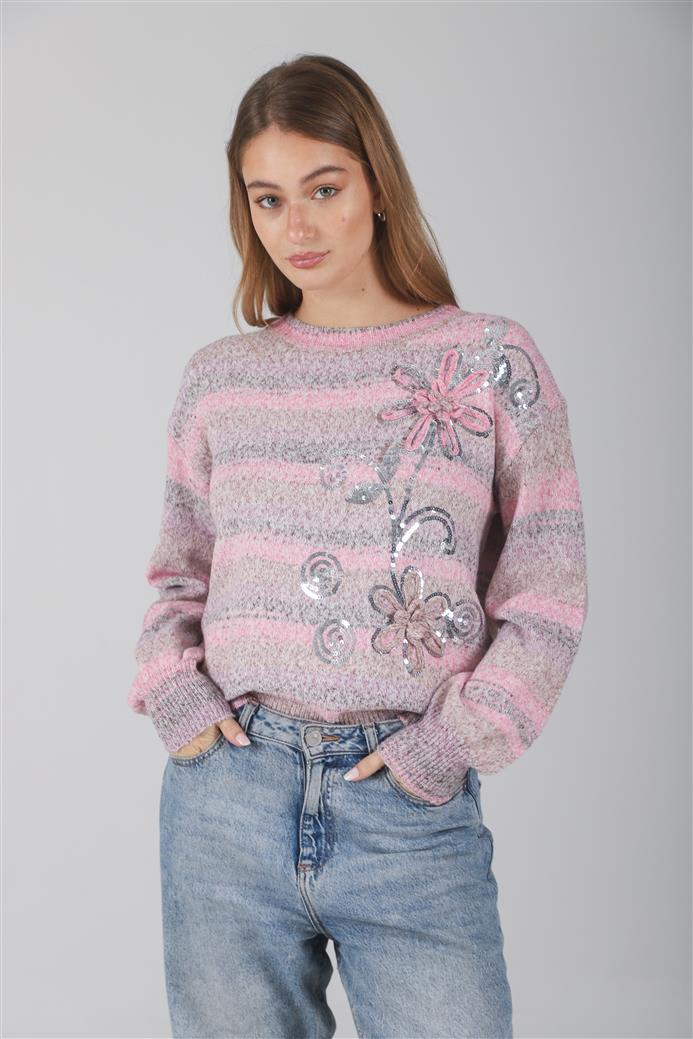 Sweater Viena Bordado con Lentejuelas